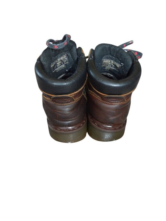 Dr. Martens 8460 Vintage Mie Chunky Platform High Top Brown Leather Boots Size 4 main image 5